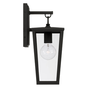 Capital Lighting 948111BK Elliott 1 Light Outdoor Wall Lantern Black