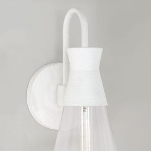 Capital Lighting 650311XW Paloma 1 Light Sconce Textured White