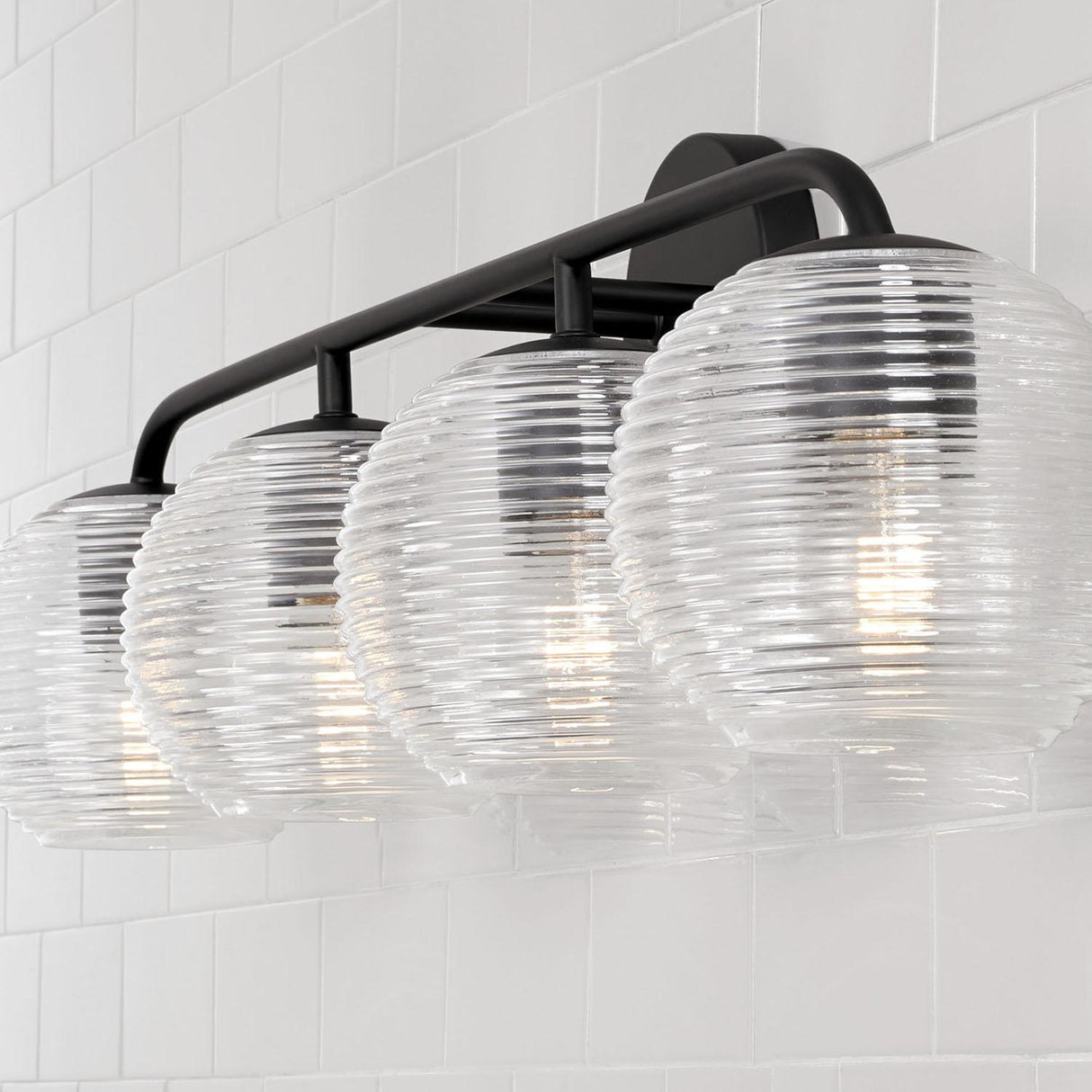 Capital Lighting 149941MB-544 Dolan 4 Light Vanity Matte Black