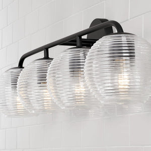 Capital Lighting 149941MB-544 Dolan 4 Light Vanity Matte Black