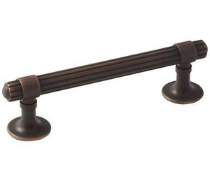 Amerock Cabinet Pull Oil Rubbed Bronze 3-3/4 inch (96 mm) Center to Center Sea Grass 1 Pack Drawer Pull Drawer Handle Cabinet Hardware