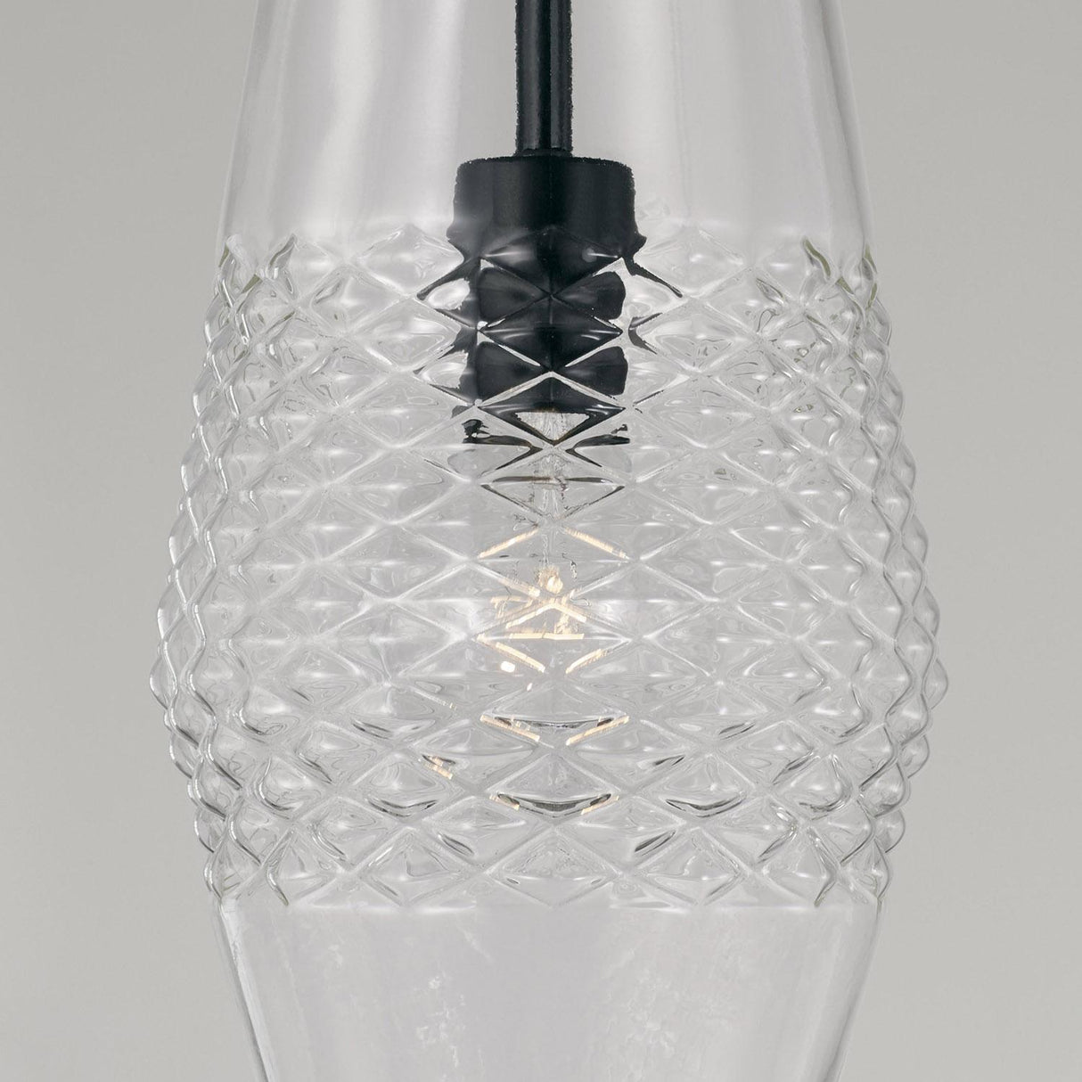 Capital Lighting 345011MB Dena 1 Light Pendant Matte Black