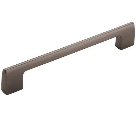 Amerock Cabinet Pull Graphite 6-5/16 inch (160 mm) Center to Center Riva 1 Pack Drawer Pull Drawer Handle Cabinet Hardware