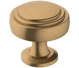 Amerock Cabinet Knob Champagne Bronze 1-1/4 inch (32 mm) Diameter Winsome 1 Pack Drawer Knob Cabinet Hardware