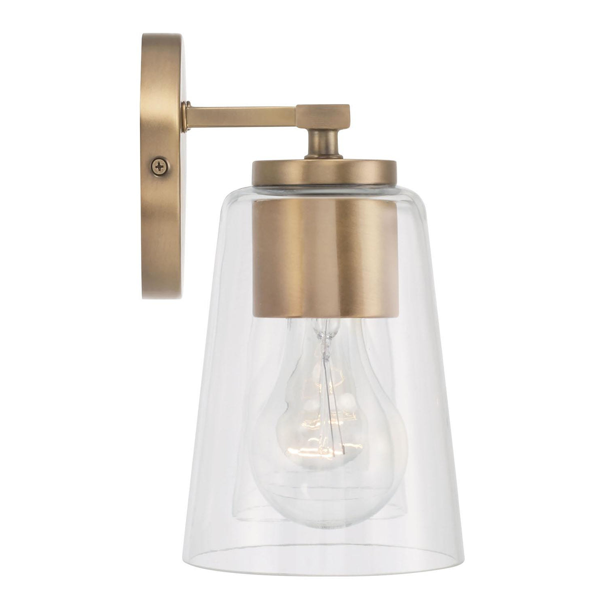 Capital Lighting 148641AD-537 Portman 4 Light Vanity Aged Brass