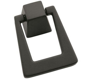 Amerock Cabinet Pendant Black Bronze 1-13/16 inch (46 mm) Length Blackrock 1 Pack Cabinet Knob Drawer Knob Cabinet Hardware