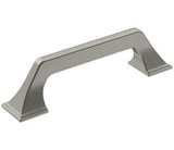 Amerock Cabinet Pull Satin Nickel 3-3/4 inch (96 mm) Center-to-Center Exceed 1 Pack Drawer Pull Cabinet Handle Cabinet Hardware