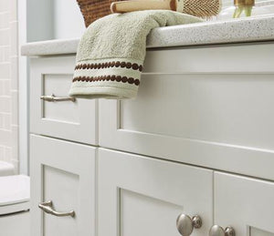 Amerock Cabinet Pull Satin Nickel 3-3/4 inch (96 mm) Center to Center Granby 1 Pack Drawer Pull Drawer Handle Cabinet Hardware