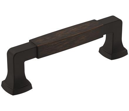 Amerock Cabinet Pull Oil Rubbed Bronze 3-3/4 inch (96 mm) Center-to-Center Stature 1 Pack Drawer Pull Cabinet Handle Cabinet Hardware