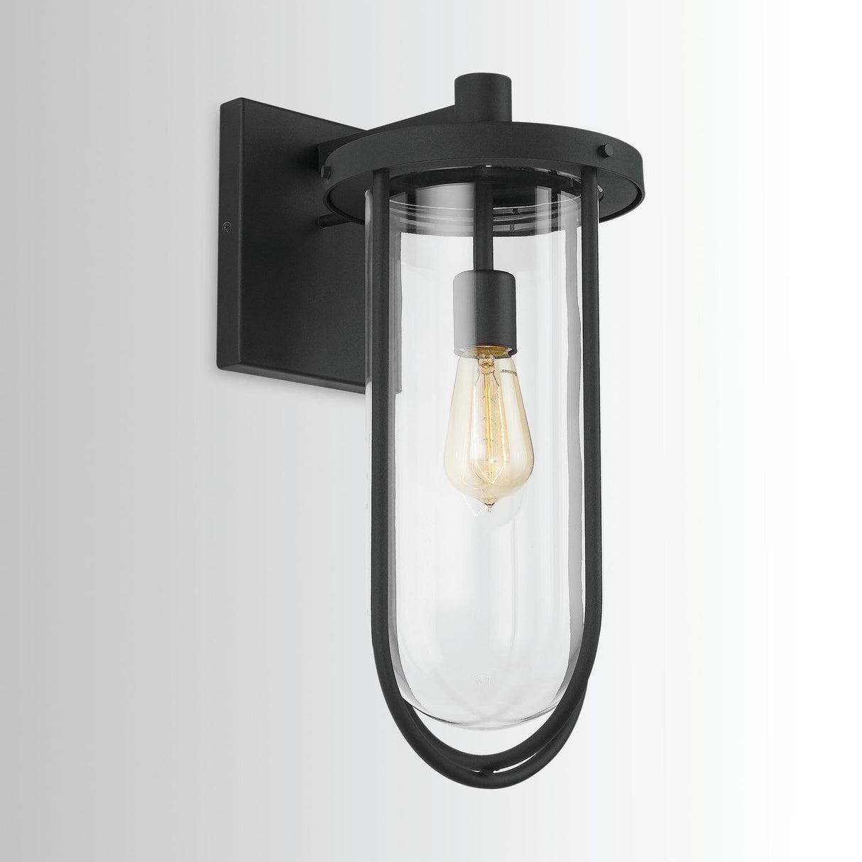 Capital Lighting 934212BK Corbin 1-Light Wall Mount Black