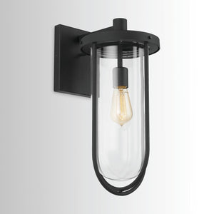 Capital Lighting 934212BK Corbin 1-Light Wall Mount Black