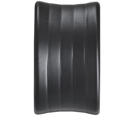 Amerock Cabinet Finger Pull Matte Black 1-1/4 inch (32 mm) Center to Center Concentric 1 Pack Drawer Pull Drawer Handle Cabinet Hardware