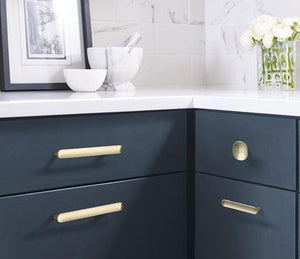 Amerock Cabinet Pull Golden Champagne 6-5/16 inch (160 mm) Center to Center Concentric 1 Pack Drawer Pull Drawer Handle Cabinet Hardware