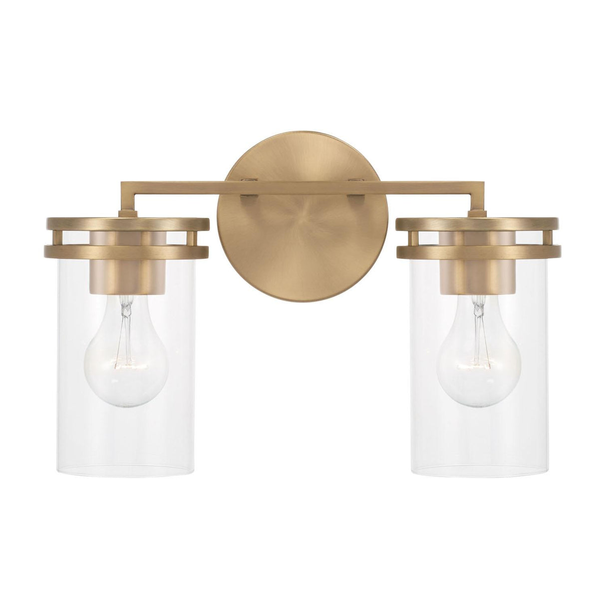 Capital Lighting 148721AD-539 Fuller 2 Light Vanity Aged Brass