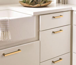 Amerock Cabinet Pull Champagne Bronze 3-3/4 inch (96 mm) Center-to-Center Monument 1 Pack Drawer Pull Cabinet Handle Cabinet Hardware
