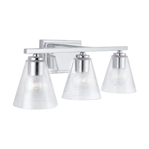 Capital Lighting 138333CH-493 Layla 3 Light Vanity Chrome