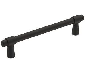Amerock Cabinet Pull Matte Black 5-1/16 inch (128 mm) Center-to-Center Destine 1 Pack Drawer Pull Cabinet Handle Cabinet Hardware