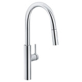 FRANKE PES-PDX-CHR Pescara 19.7-inch Single Handle Pull-Down Kitchen Faucet in Polished Chrome In Polished Chrome