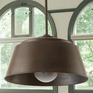 Capital Lighting 229111NG Tybee 1 Light Pendant Nordic Grey