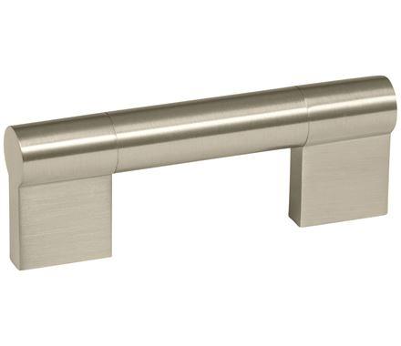 Amerock Cabinet Pull Satin Nickel 3 inch (76 mm) Center to Center Kontur 1 Pack Drawer Pull Drawer Handle Cabinet Hardware
