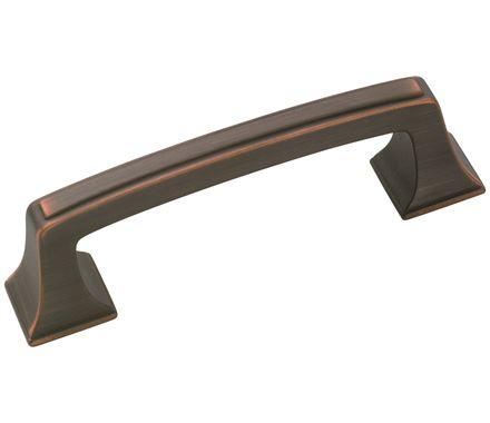 Amerock Cabinet Pull Oil Rubbed Bronze 3 inch (76 mm) Center to Center Mulholland 1 Pack Drawer Pull Drawer Handle Cabinet Hardware