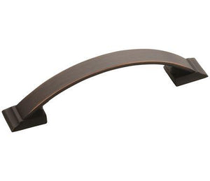 Amerock Cabinet Pull Oil Rubbed Bronze 3-3/4 inch (96 mm) Center to Center Candler 1 Pack Drawer Pull Drawer Handle Cabinet Hardware