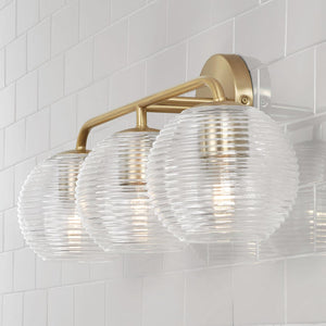Capital Lighting 149931MA-544 Dolan 3 Light Vanity Matte Brass