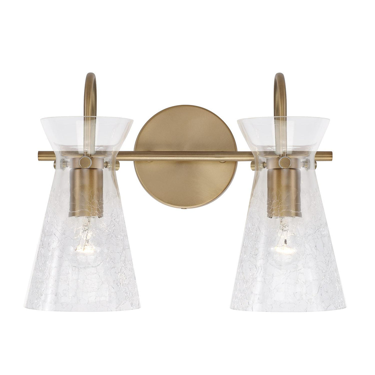 Capital Lighting 142421AD Mila 2 Light Vanity Aged Brass
