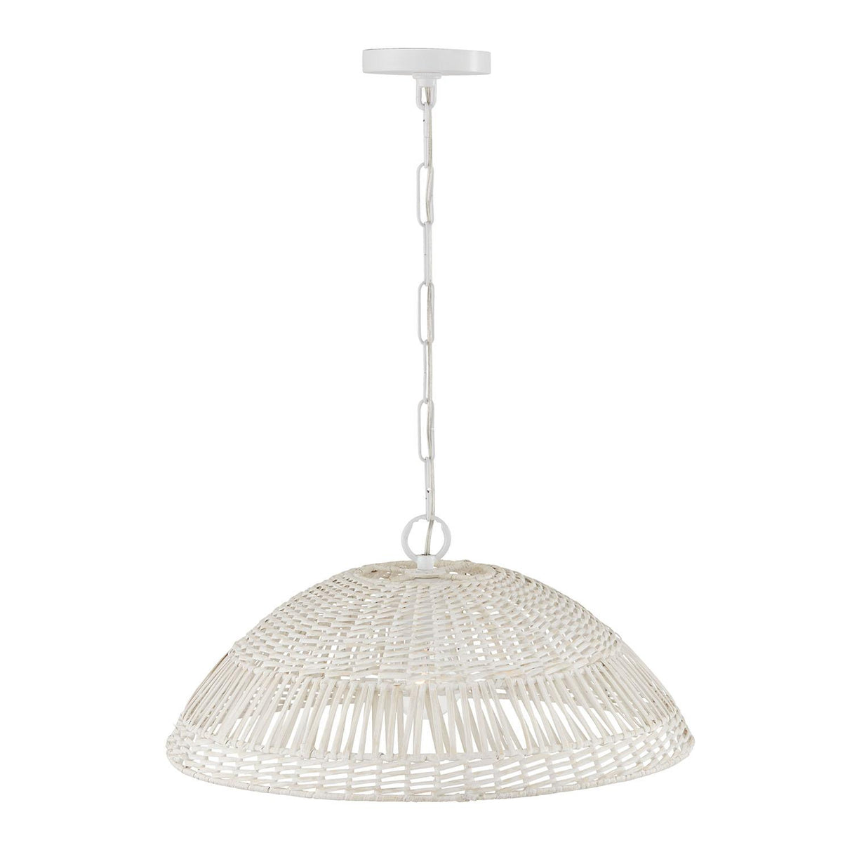 Capital Lighting 347511HH Naomi 1 Light Pendant Chalk White