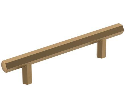 Amerock Cabinet Pull Champagne Bronze 3-3/4 inch (96 mm) Center-to-Center Caliber 1 Pack Drawer Pull Cabinet Handle Cabinet Hardware