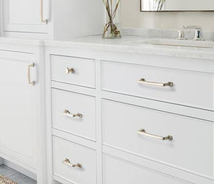 Amerock Cabinet Pull Polished Nickel 6-5/16 inch (160 mm) Center to Center Westerly 1 Pack Drawer Pull Drawer Handle Cabinet Hardware