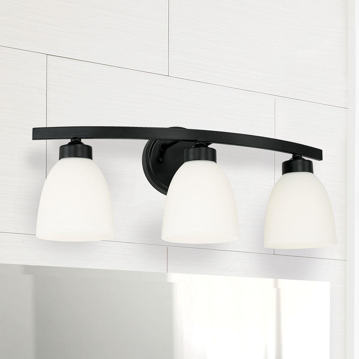 Capital Lighting 114331MB-333 Jameson 3 Light Vanity Matte Black