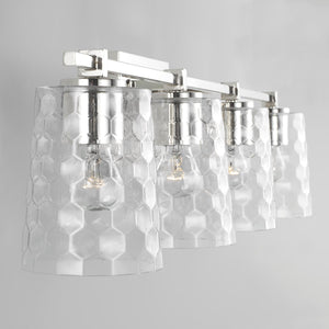 Capital Lighting 143541PN-517 Burke 4 Light Vanity Polished Nickel