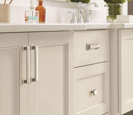 Amerock Cabinet Cup Pull Satin Nickel 3 inch & 3-3/4 inch (76mm & 96 mm) Center-to-Center Appoint 1 Pack Drawer Pull Cabinet Handle Cabinet Hardware