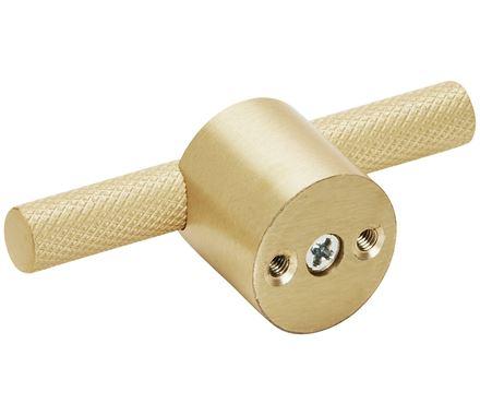 Amerock Cabinet Pull Matte Gold 5/8 inch (16 mm) Center to Center Transcendent 1 Pack Drawer Pull Drawer Handle Cabinet Hardware