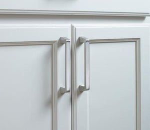 Amerock Cabinet Pull Satin Nickel 3 inch (76 mm) Center to Center Blackrock 1 Pack Drawer Pull Drawer Handle Cabinet Hardware
