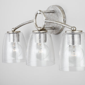 Capital Lighting 137931AS-488 Oran 3 Light Vanity Antique Silver