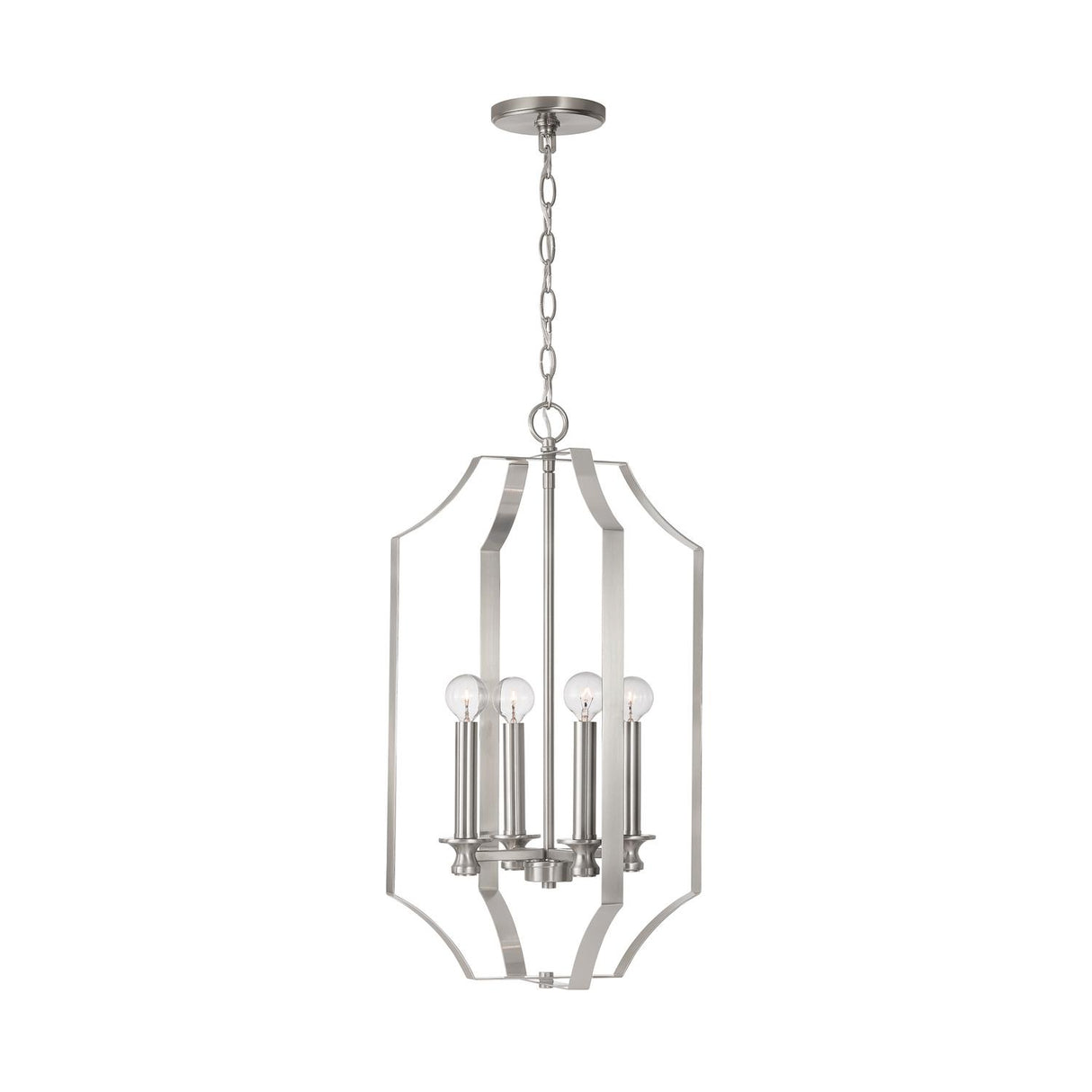 Capital Lighting 540942BN Myles 4 Light Foyer Brushed Nickel