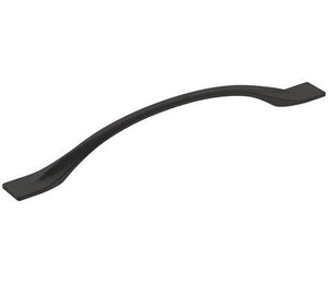 Amerock Cabinet Pull Matte Black 7-9/16 inch (192 mm) Center-to-Center Uprise 1 Pack Drawer Pull Cabinet Handle Cabinet Hardware