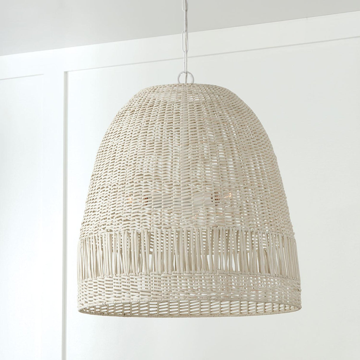 Capital Lighting 347533HH Naomi 3 Light Pendant Chalk White