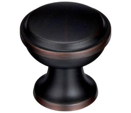 Amerock Cabinet Knob Oil Rubbed Bronze 1-3/16 inch (30 mm) Diameter Westerly 1 Pack Drawer Knob Cabinet Hardware