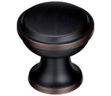 Amerock Cabinet Knob Oil Rubbed Bronze 1-3/16 inch (30 mm) Diameter Westerly 1 Pack Drawer Knob Cabinet Hardware