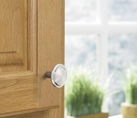 Amerock Cabinet Knob Satin Nickel 1-1/4 inch (32 mm) Diameter Everyday Heritage 1 Pack Drawer Knob Cabinet Hardware