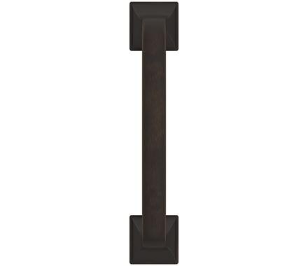 Amerock Cabinet Pull Oil Rubbed Bronze 3-3/4 inch (96 mm) Center-to-Center Ville 1 Pack Drawer Pull Cabinet Handle Cabinet Hardware