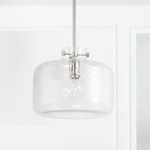 Capital Lighting 342512PN Brighton 1 Light Pendant Polished Nickel