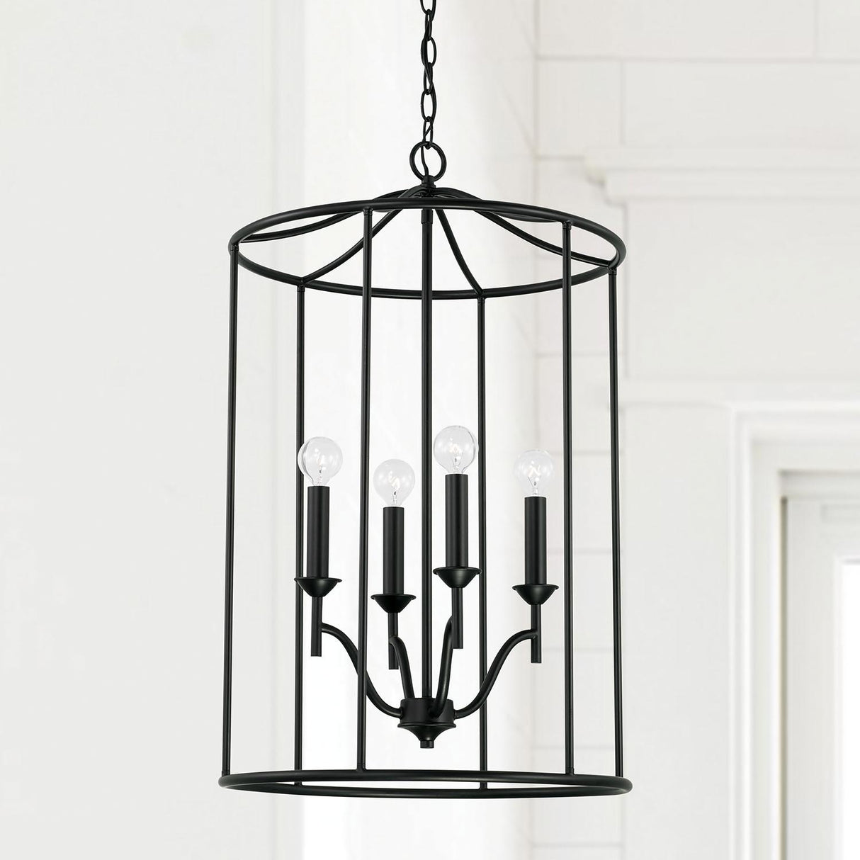 Capital Lighting 542041MB Peyton 4 Light Foyer Matte Black