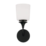 Capital Lighting 648911MB-541 Presley 1 Light Sconce Matte Black