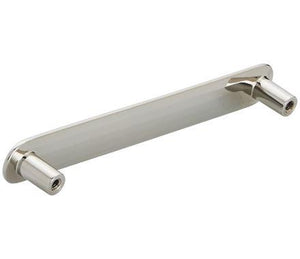 Amerock Cabinet Pull Polished Nickel 5-1/16 inch (128 mm) Center to Center Concentric 1 Pack Drawer Pull Drawer Handle Cabinet Hardware