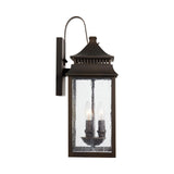 Capital Lighting 936931OZ Sutter Creek 3 Light Outdoor Wall Lantern Oiled Bronze