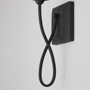Capital Lighting 637211BI Vincent 1 Light Sconce Black Iron